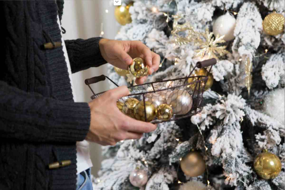 Smontare l’albero di Natale