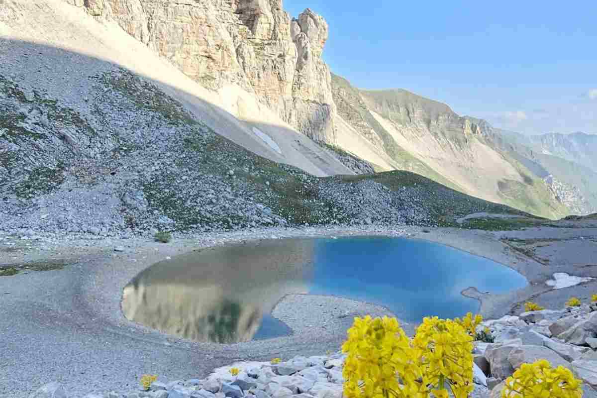 la bellezza del lago di pilato